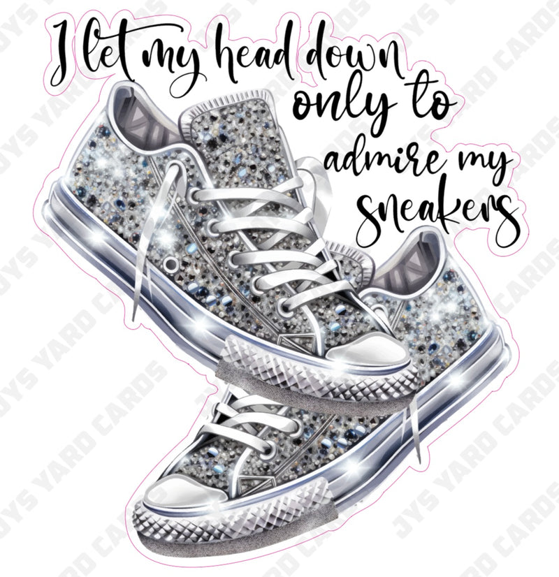 Silver Sparkle Sneakers