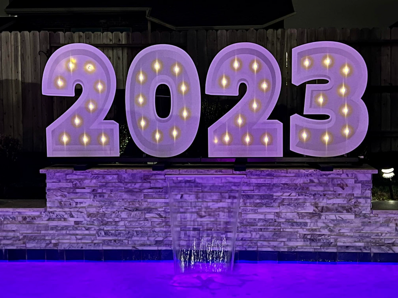 32” MARQUEE NUMBER SET