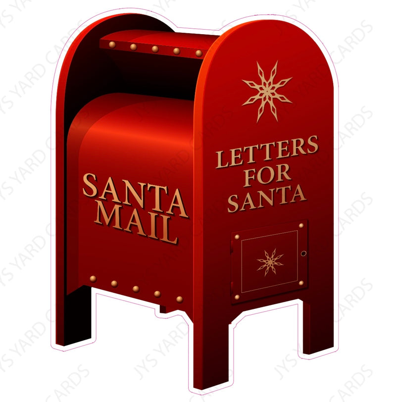 Santa’s Mailbox 2 - Yard Card Signs by JYS International