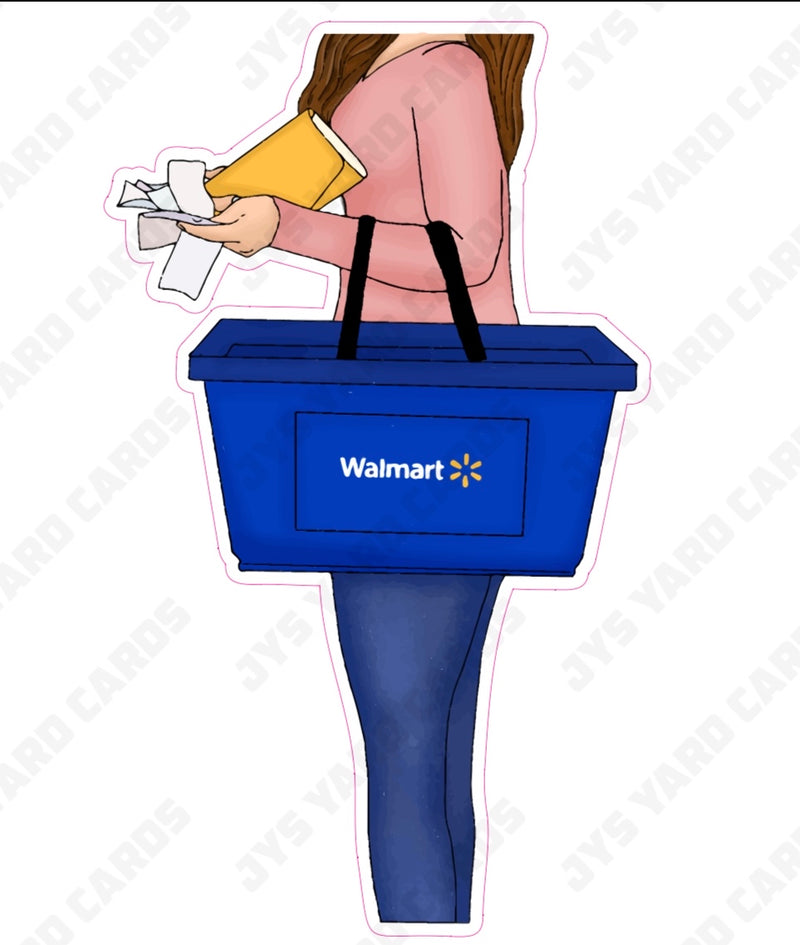 WALMART SHOPPER - Yard Card Signs by JYS International