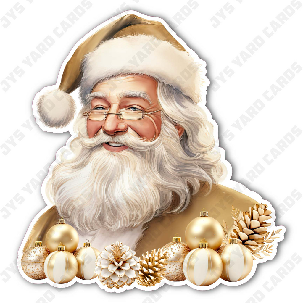 GOLDEN CHRISTMAS 2 - Yard Card Signs by JYS International