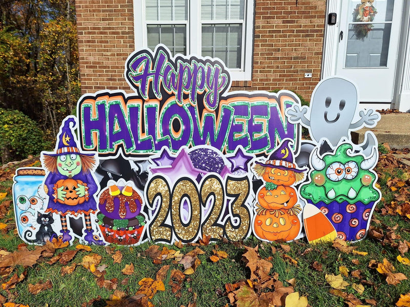 HALLOWEEN PARTY - Yard Card Signs by JYS International