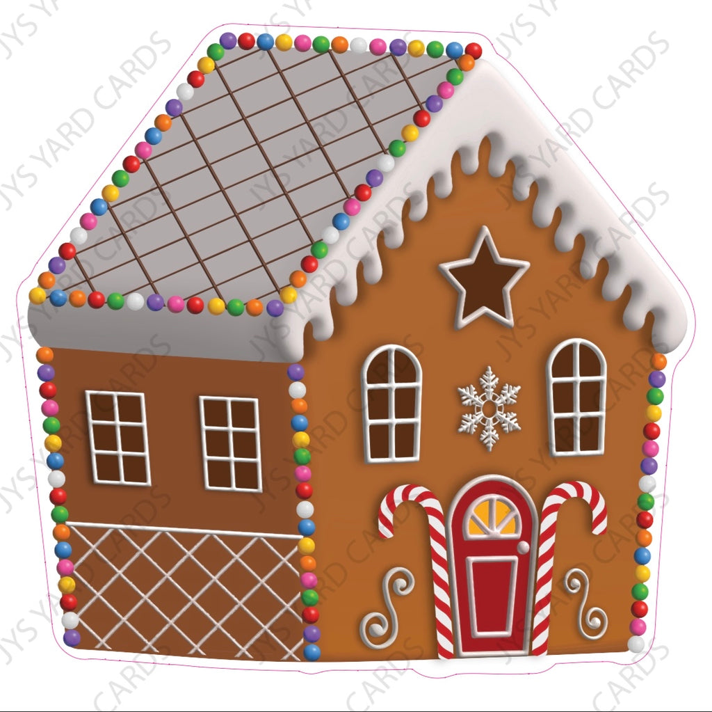 Gingerbread House 2 - Yard Card Signs by JYS International