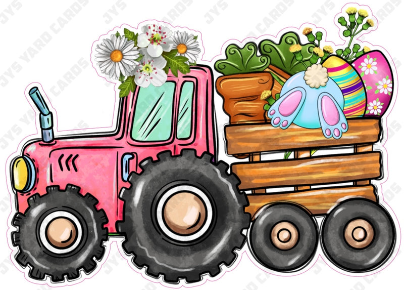 EASTER PICKUP TRUCK - Yard Card Signs by JYS International