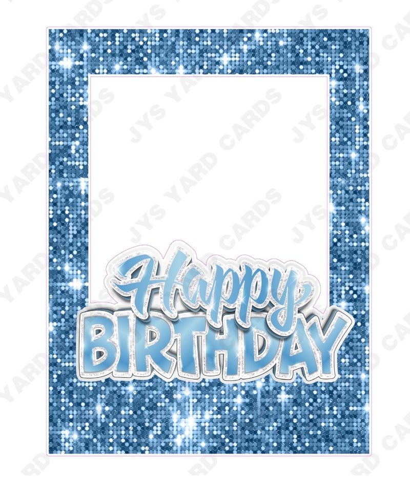 HBD PHOTO FRAME: LIGHT BLUE