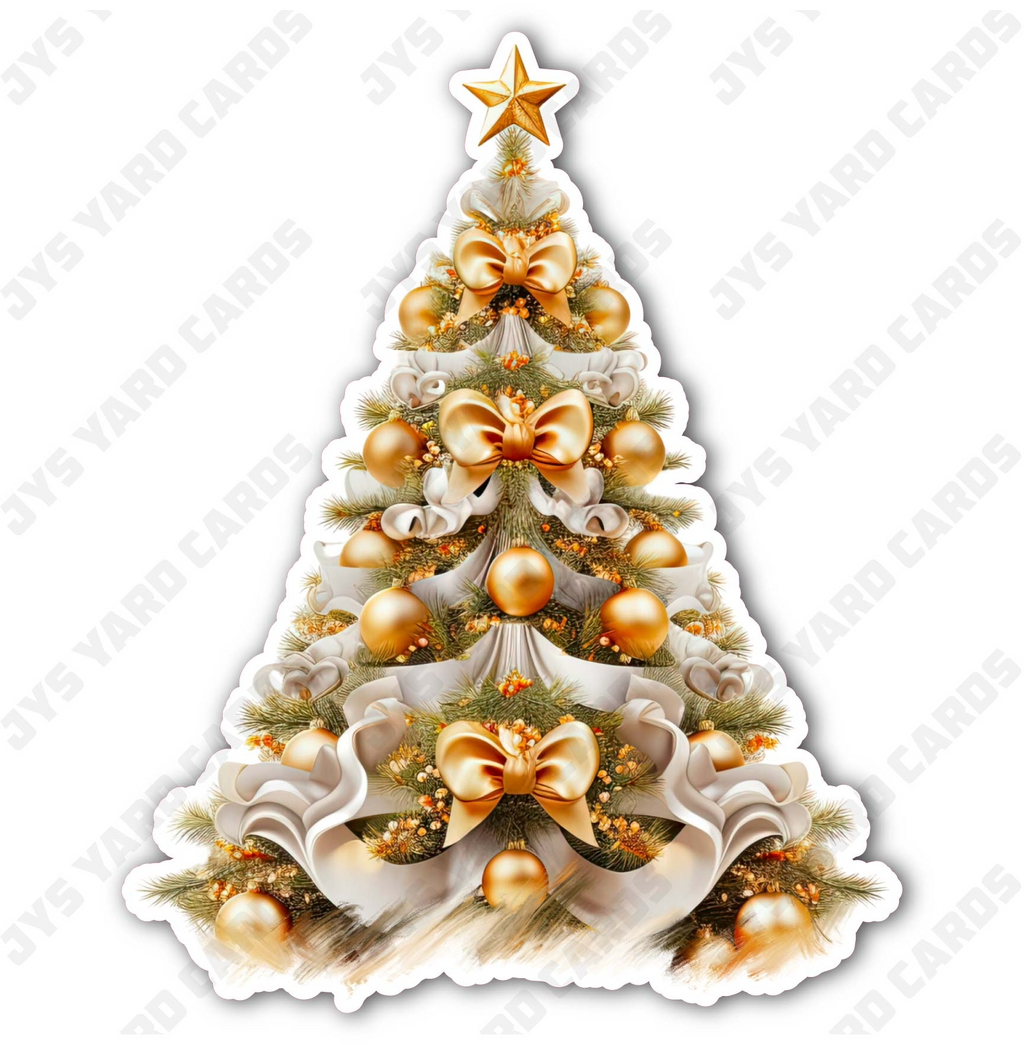 GOLDEN CHRISTMAS 8 - Yard Card Signs by JYS International