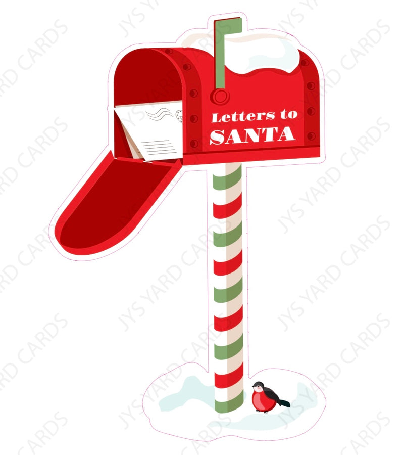 Santa’s Mailbox 1 - Yard Card Signs by JYS International