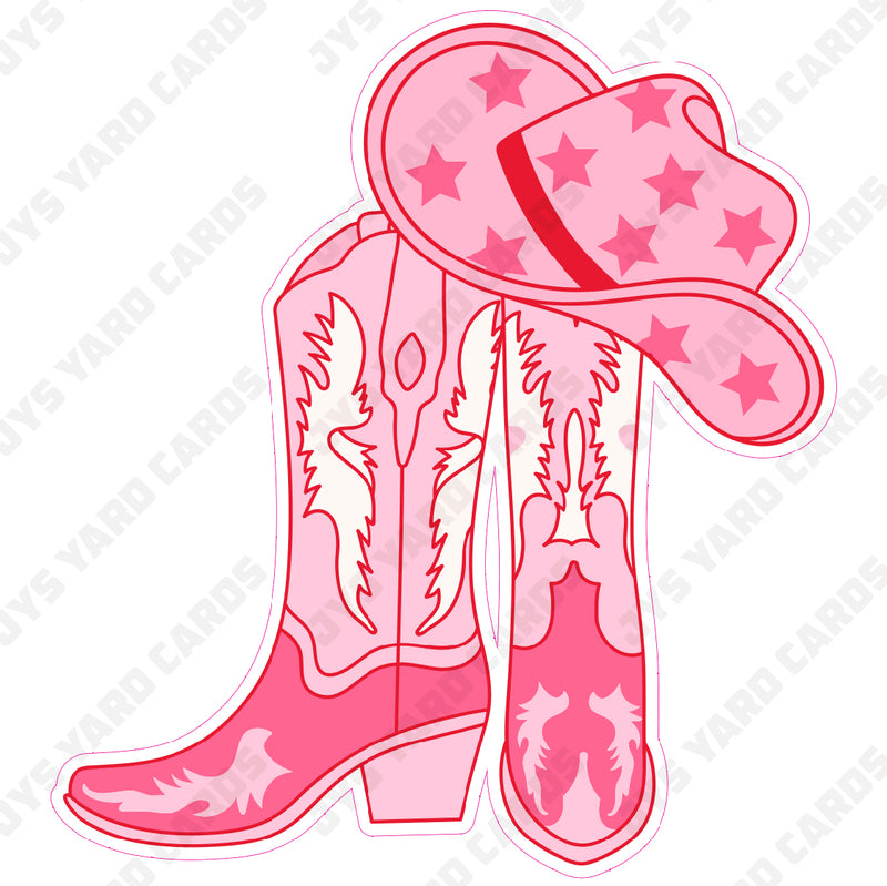 COWGIRL HAT BOOTS