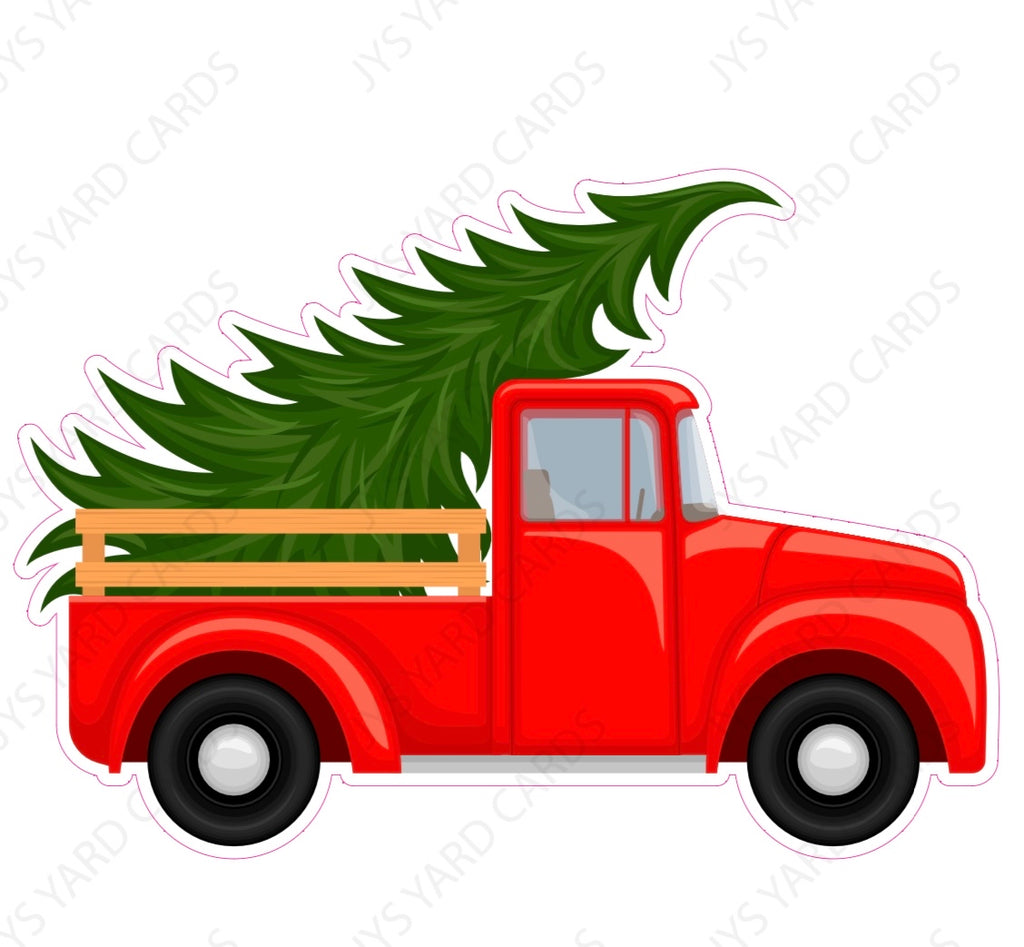 Santa’s Pickup - Yard Card Signs by JYS International