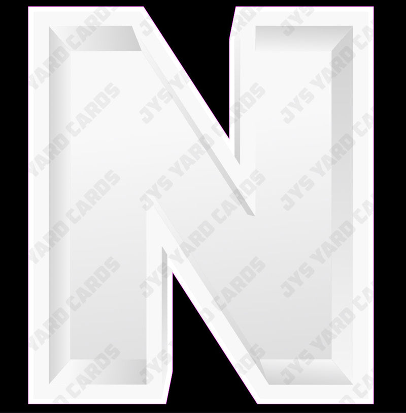 Single Letters: 32” Original Marquee - Yard Card Signs by JYS International