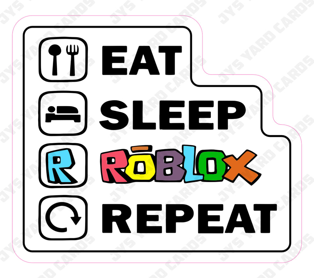 LasterGemCreation Eat Sleep  Roblox Repeat