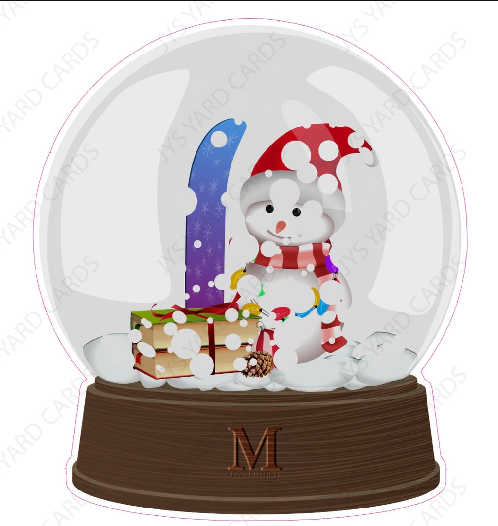 Snow Globe - Yard Card Signs by JYS International