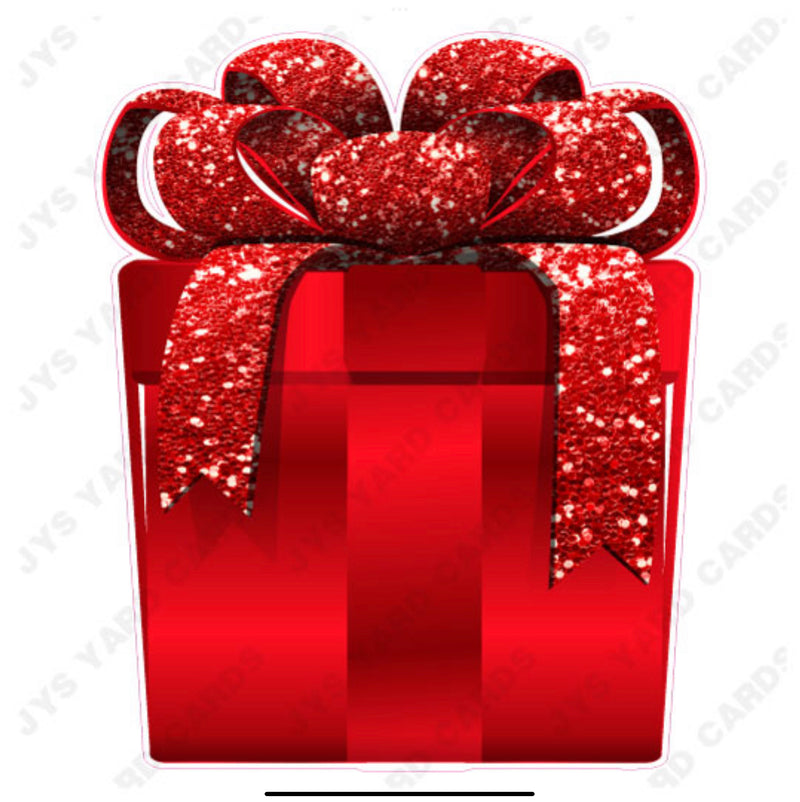 PRESENT: RED w/ RED BOW