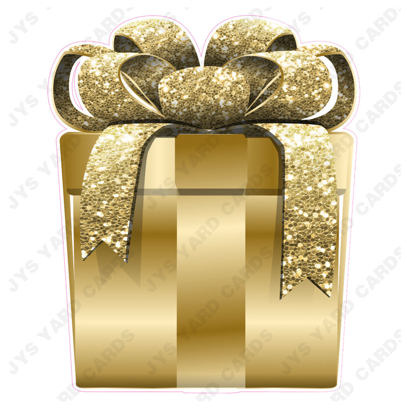 PRESENT: GOLD w/ GOLD BOW