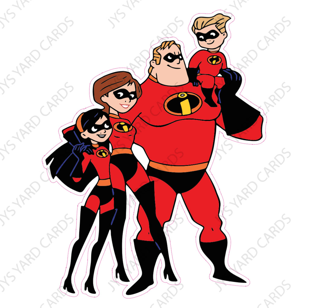 Incredibles 3 - Yard Card Signs by JYS International