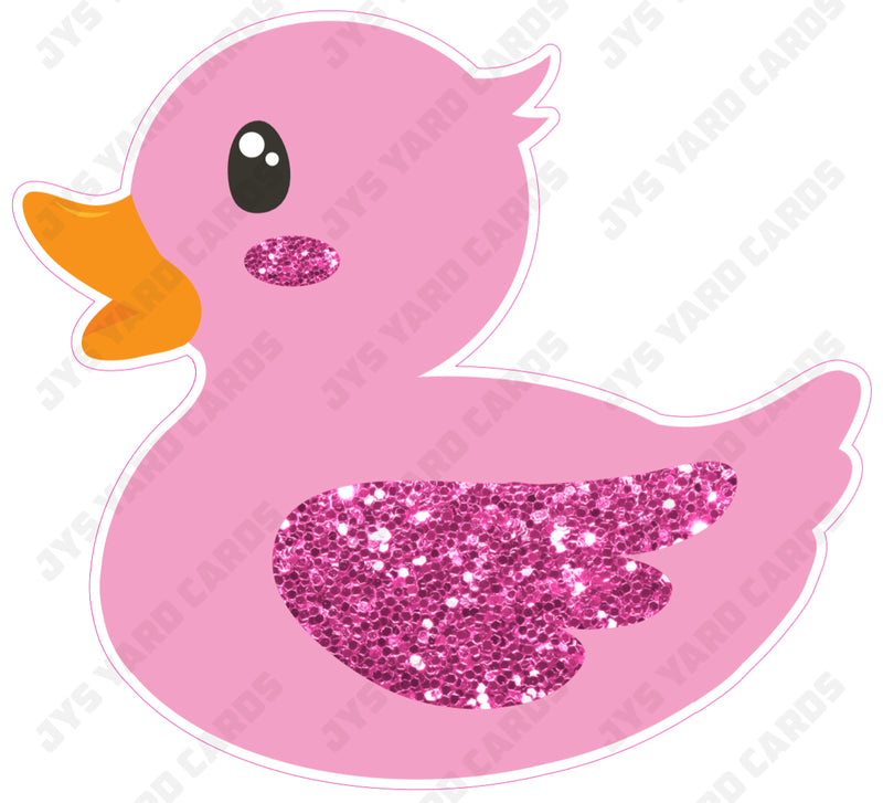PINK RUBBER DUCK: Side