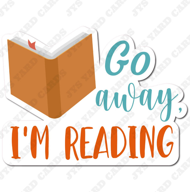 BOOK LOVER 6 - Yard Card Signs by JYS International