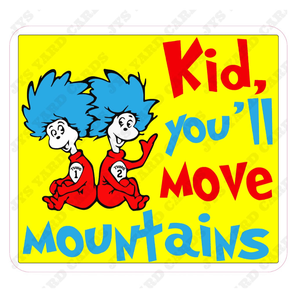 DR SEUSS THEME 4 - Yard Card Signs by JYS International