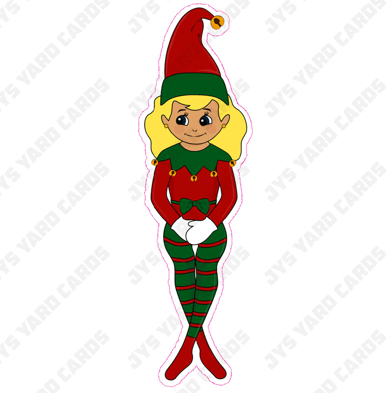 THE ELF GIRLS 2 - Yard Card Signs by JYS International