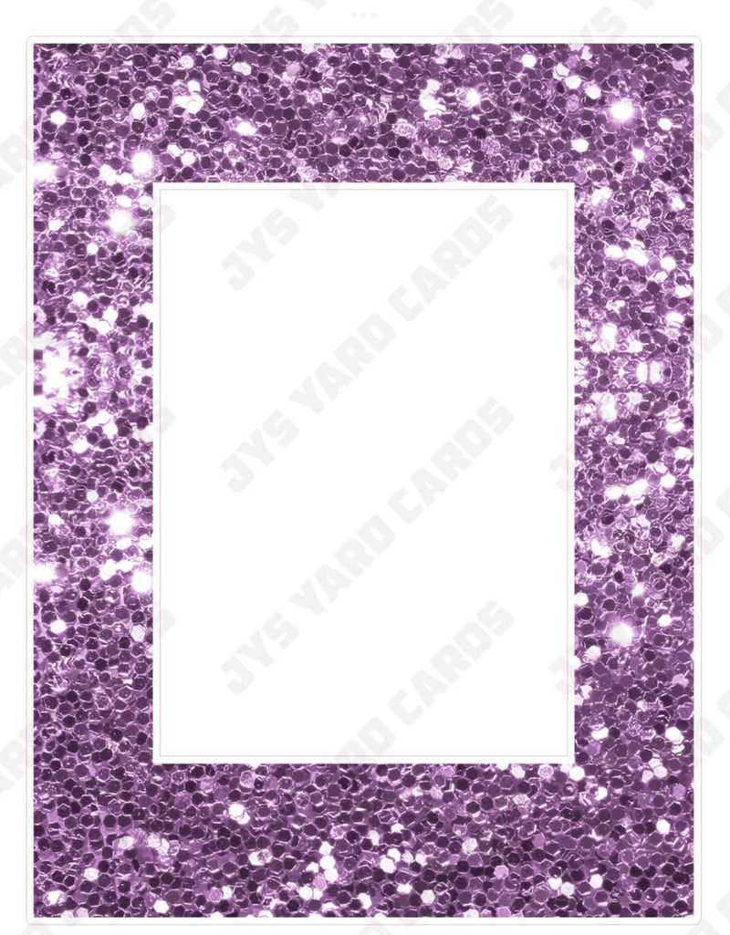 GLITTER HBD PHOTO FRAME: LAVENDER