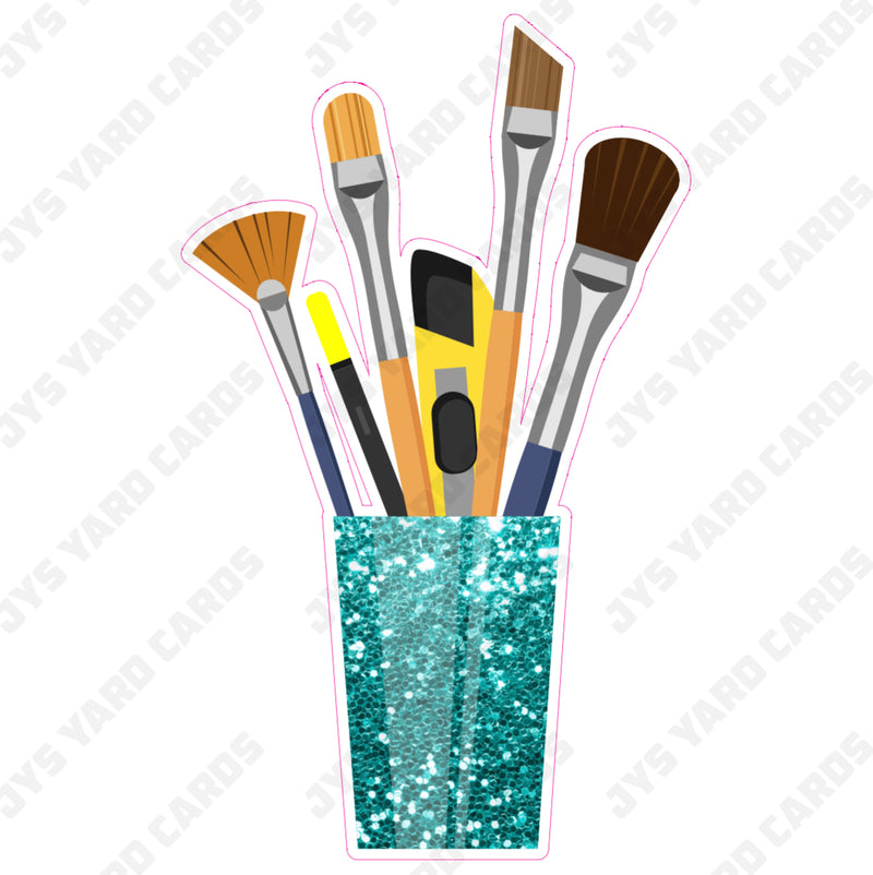 ARTIST BRUSHES - Yard Card Signs by JYS International