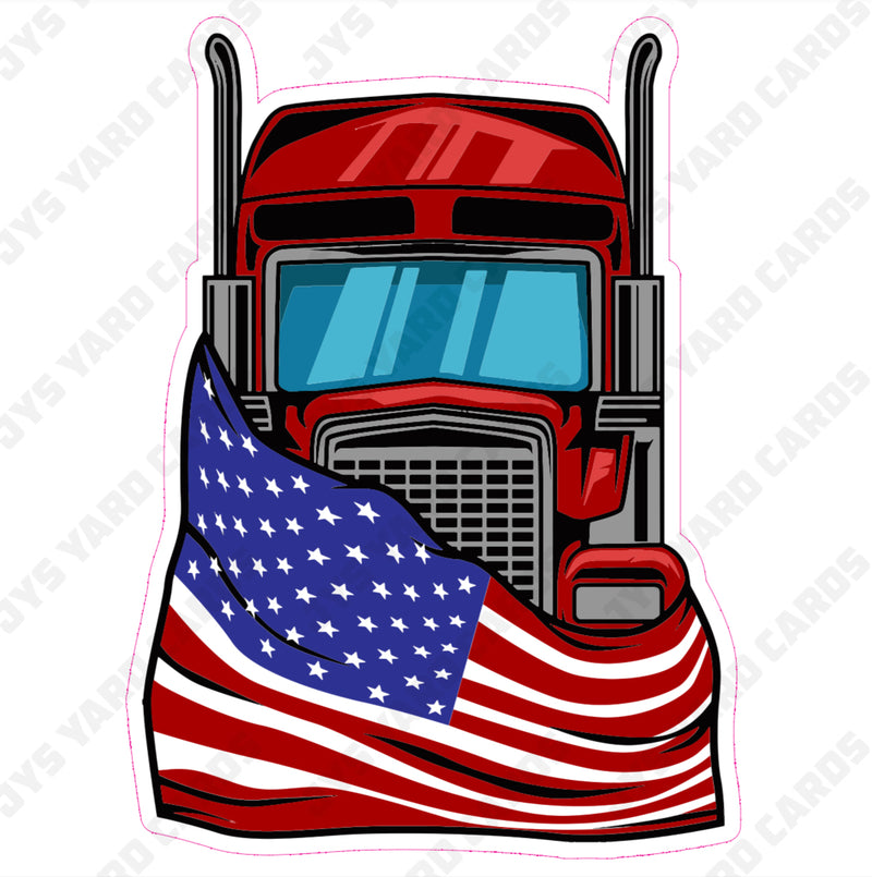 TRUCK: USA FLAG