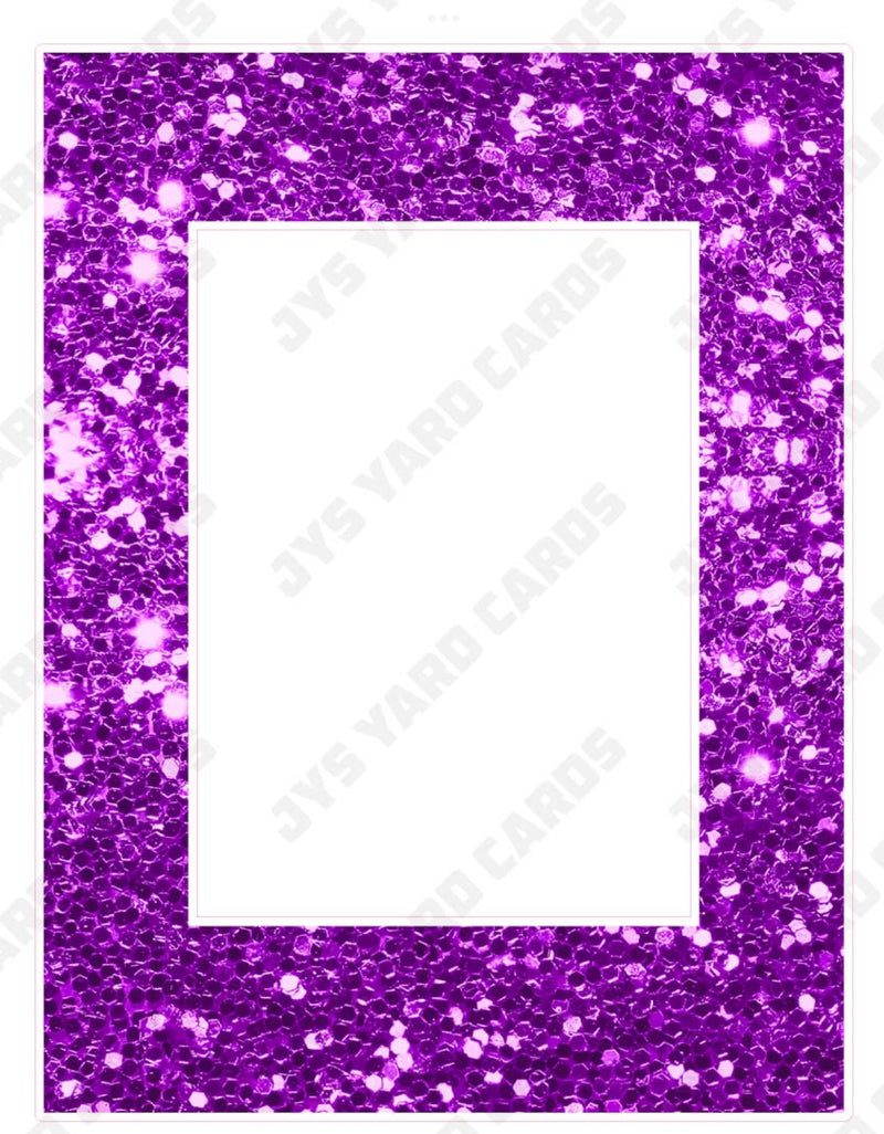 GLITTER HBD PHOTO FRAME: PURPLE