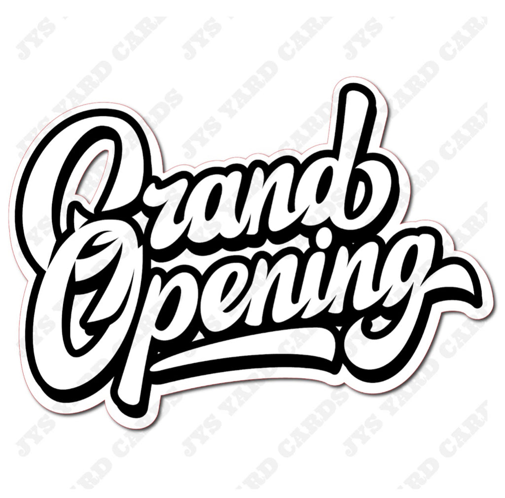 GRAND OPENING - Yard Card Signs by JYS International