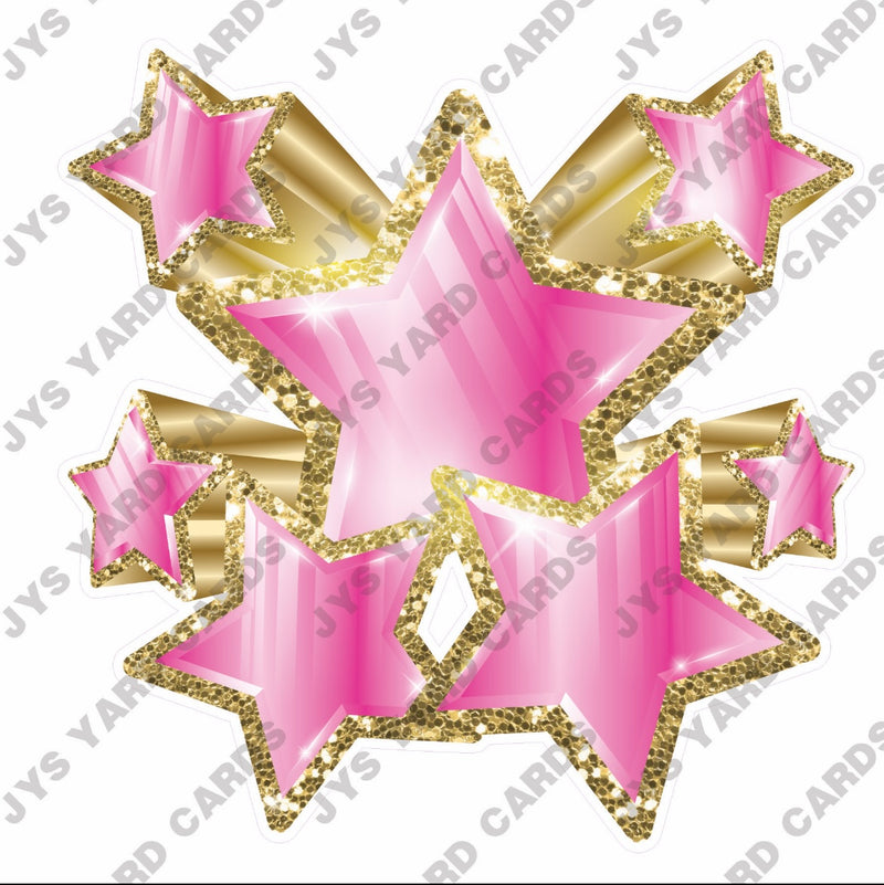 SHOOTING STARS: PINK & GOLD