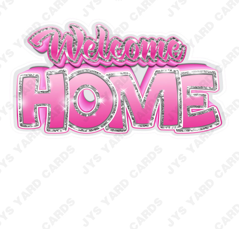 WELCOME HOME: SILVER & PINK