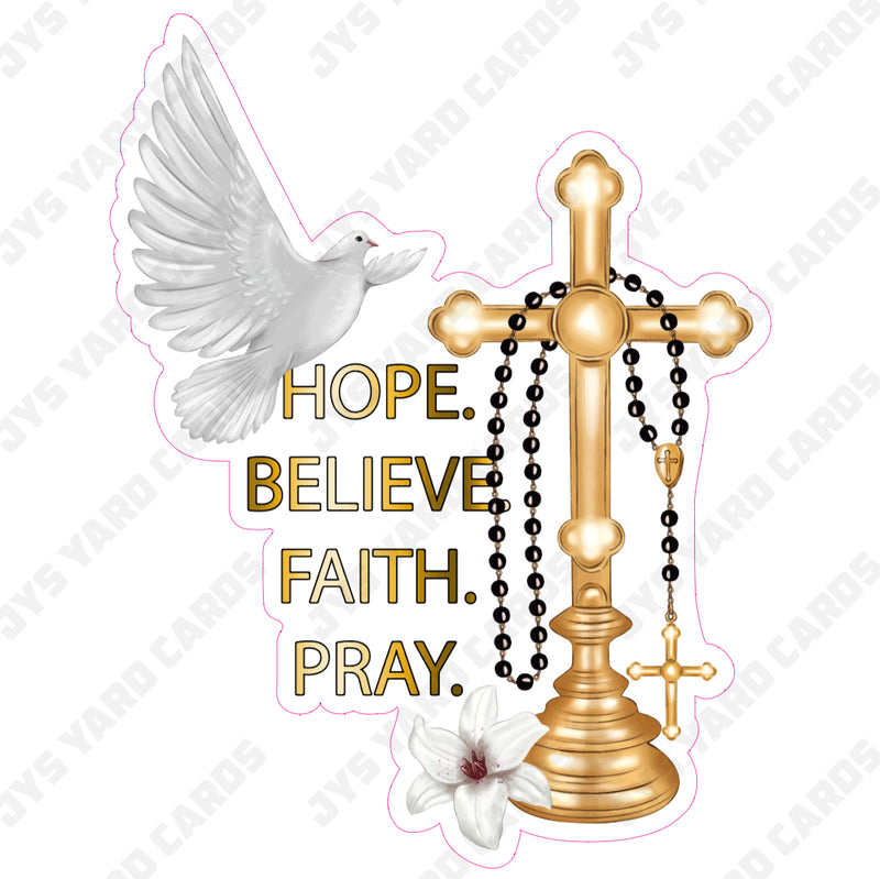 CREST: HOPE BELIEVE FAITH PRAY