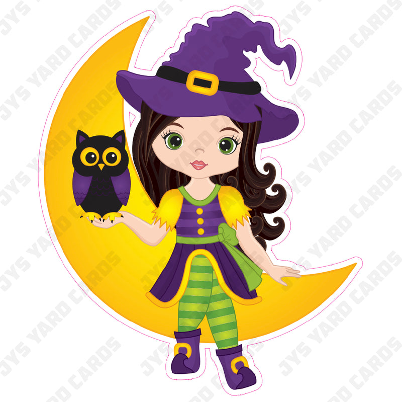 WITCH LIGHT GIRL MOON BOO