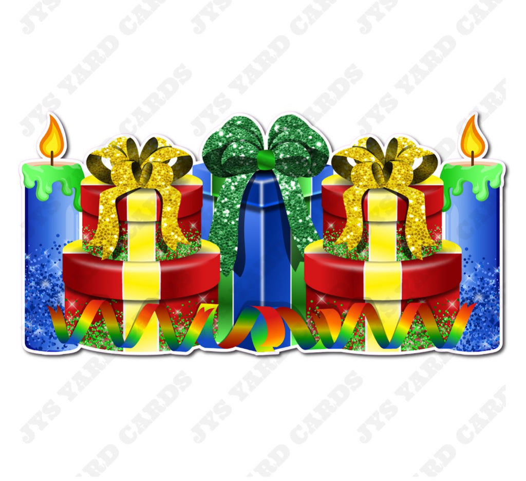 GIFT PANEL: PRIMARY RAINBOW - Yard Card Signs by JYS International