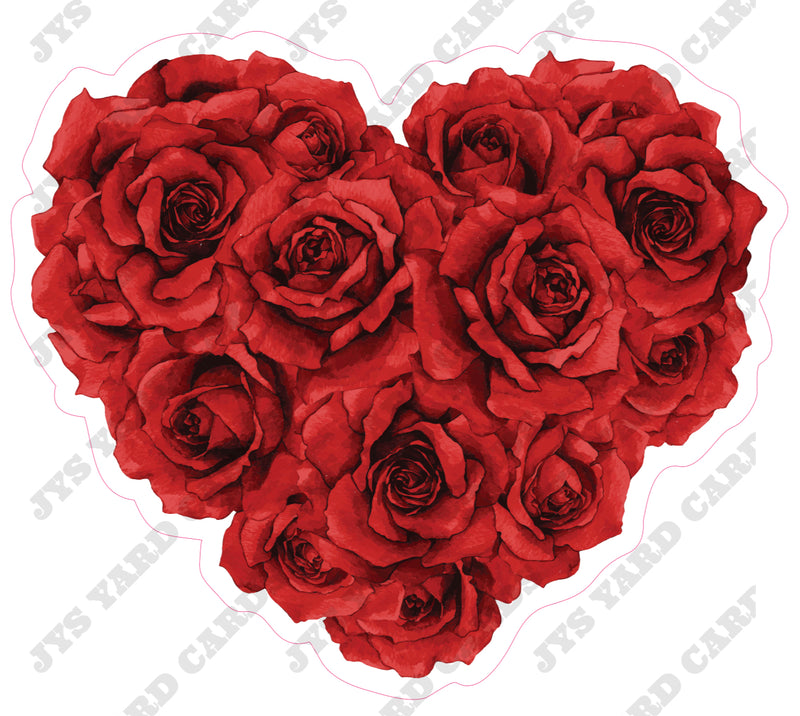 RED ROSES HEART