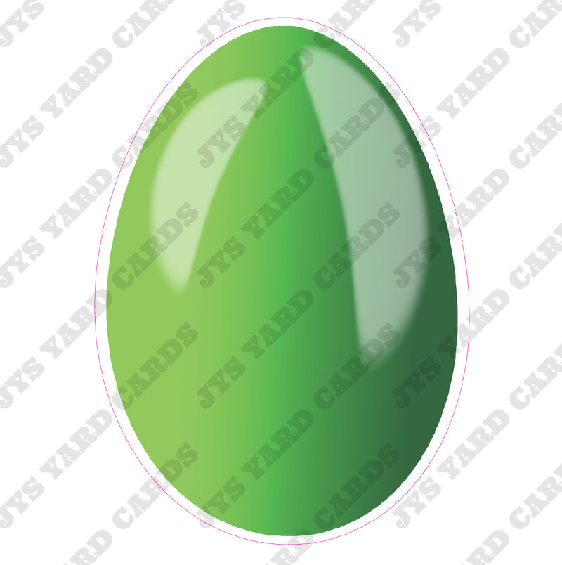 GREEN EGG - Yard Card Signs by JYS International