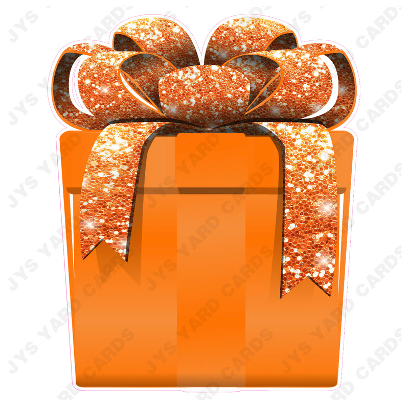 PRESENT: ORANGE w/ ORANGE BOW