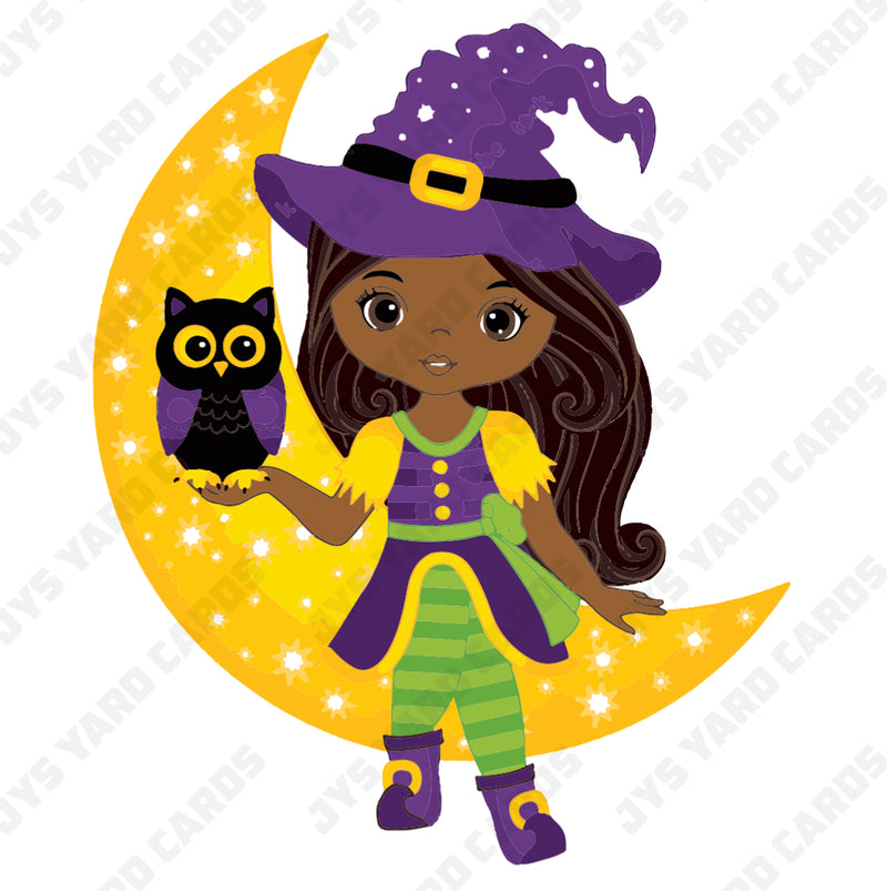 WITCH BROWN GIRL MOON BOO