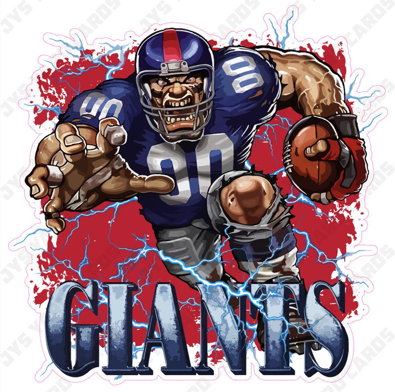 GIANTS MASCOT - Yard Card Signs by JYS International