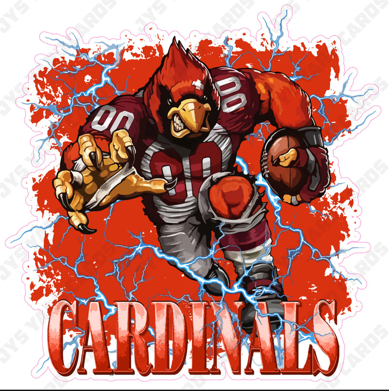 CARDINALS MASCOT - Yard Card Signs by JYS International