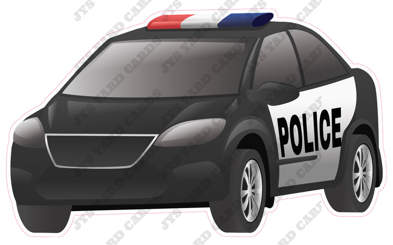 POLICE CAR - Yard Card Signs by JYS International