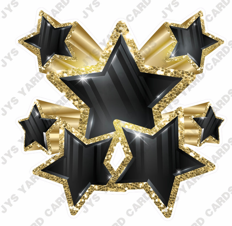 SHOOTING STARS: BLACK & GOLD