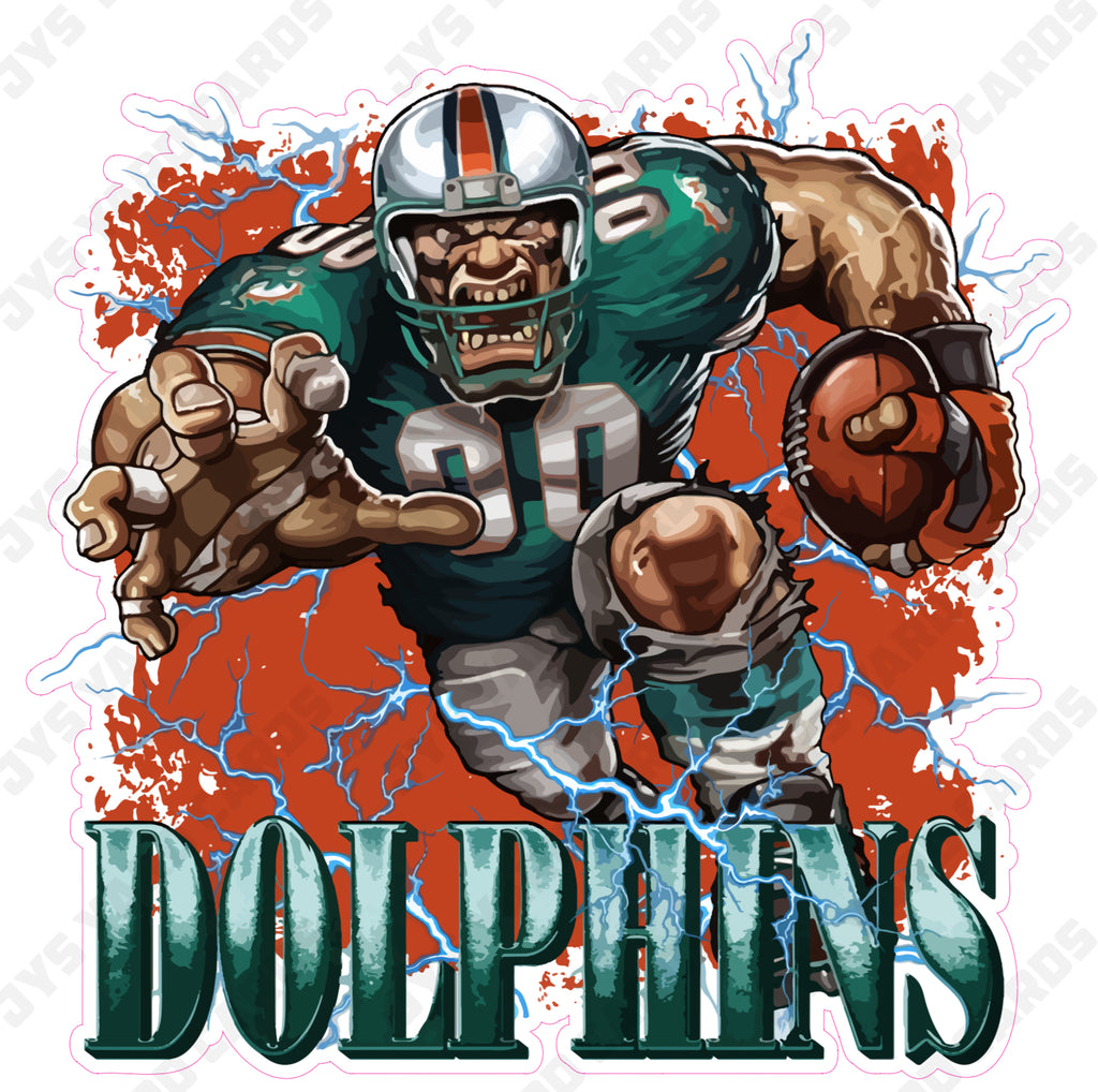 DOLPHINS MASCOT - Yard Card Signs by JYS International