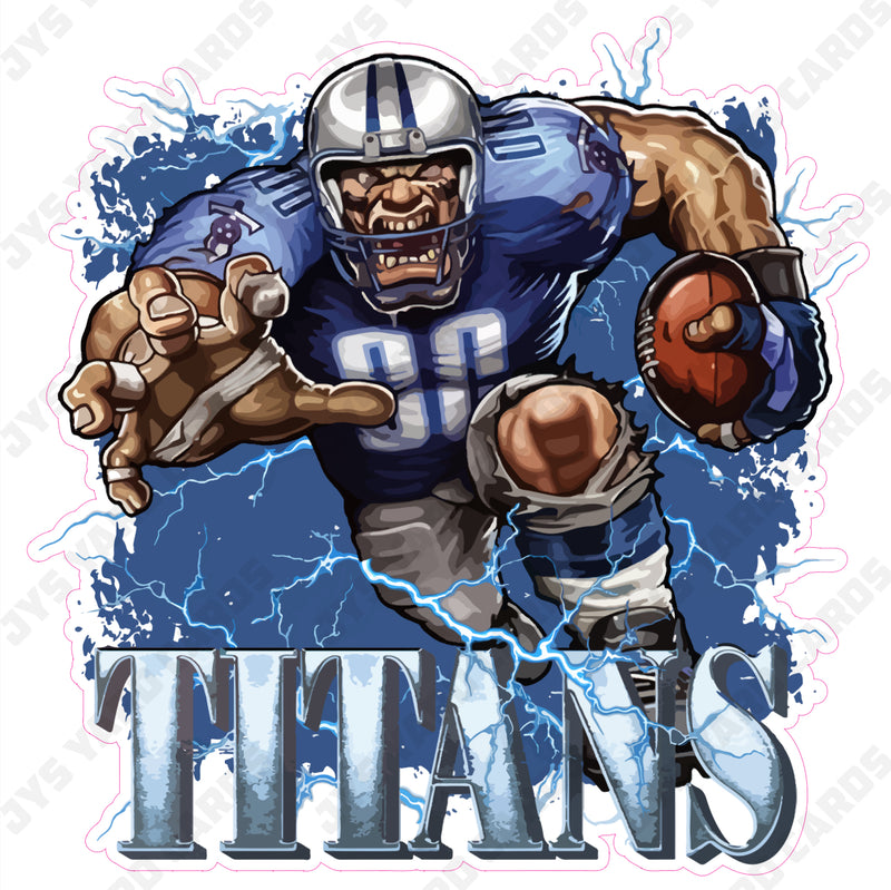 TITANS MASCOT - Yard Card Signs by JYS International