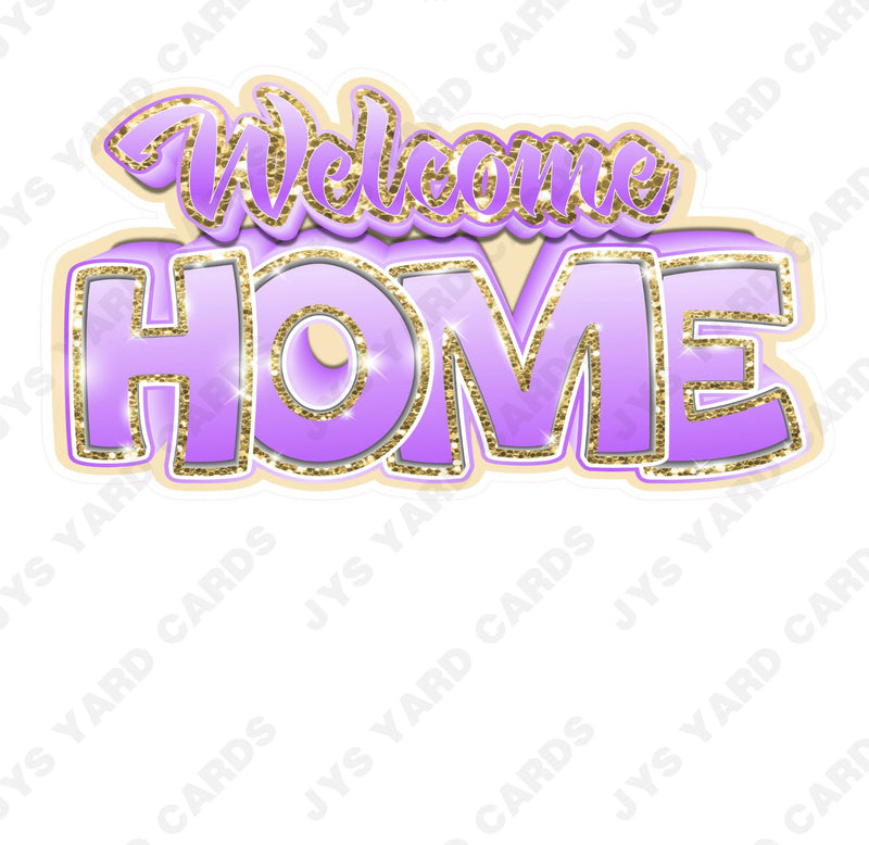 WELCOME HOME: GOLD & LAVENDER