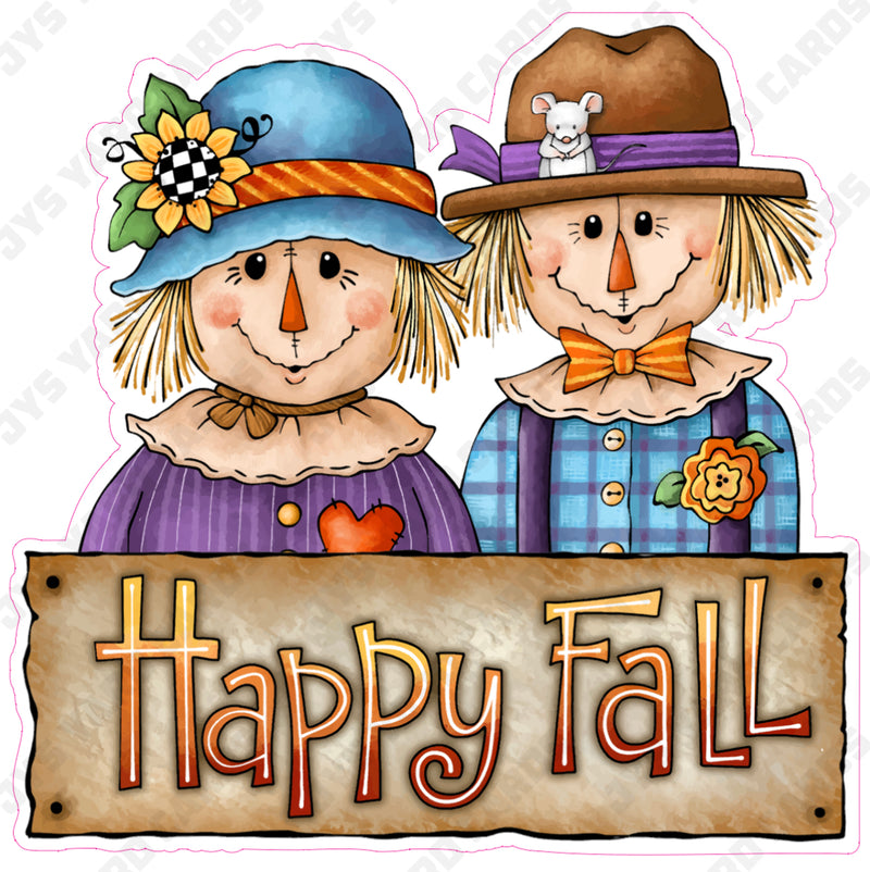 HAPPY FALL SCARECROWS