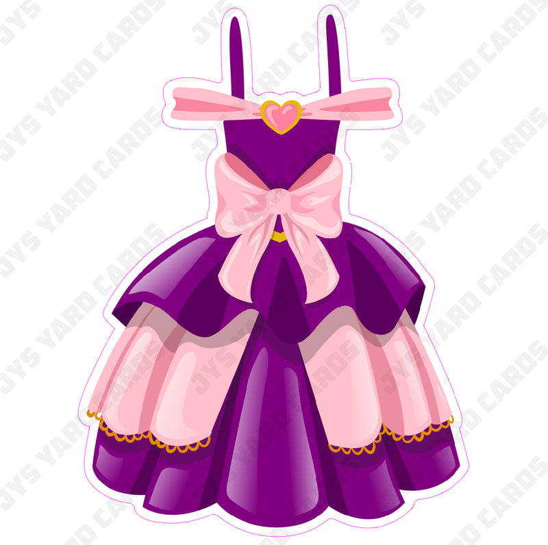 DRESS: PINK & PURPLE