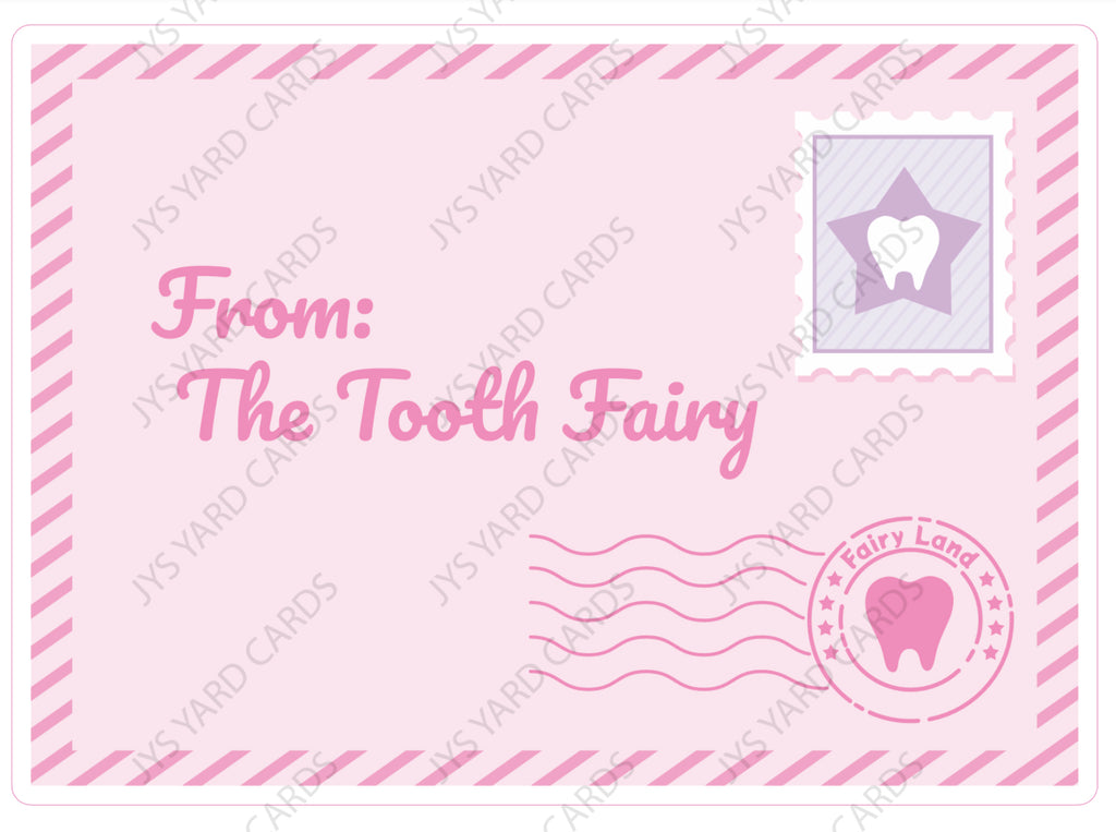 Light Tooth Fairy 1 - Yard Card Signs by JYS International