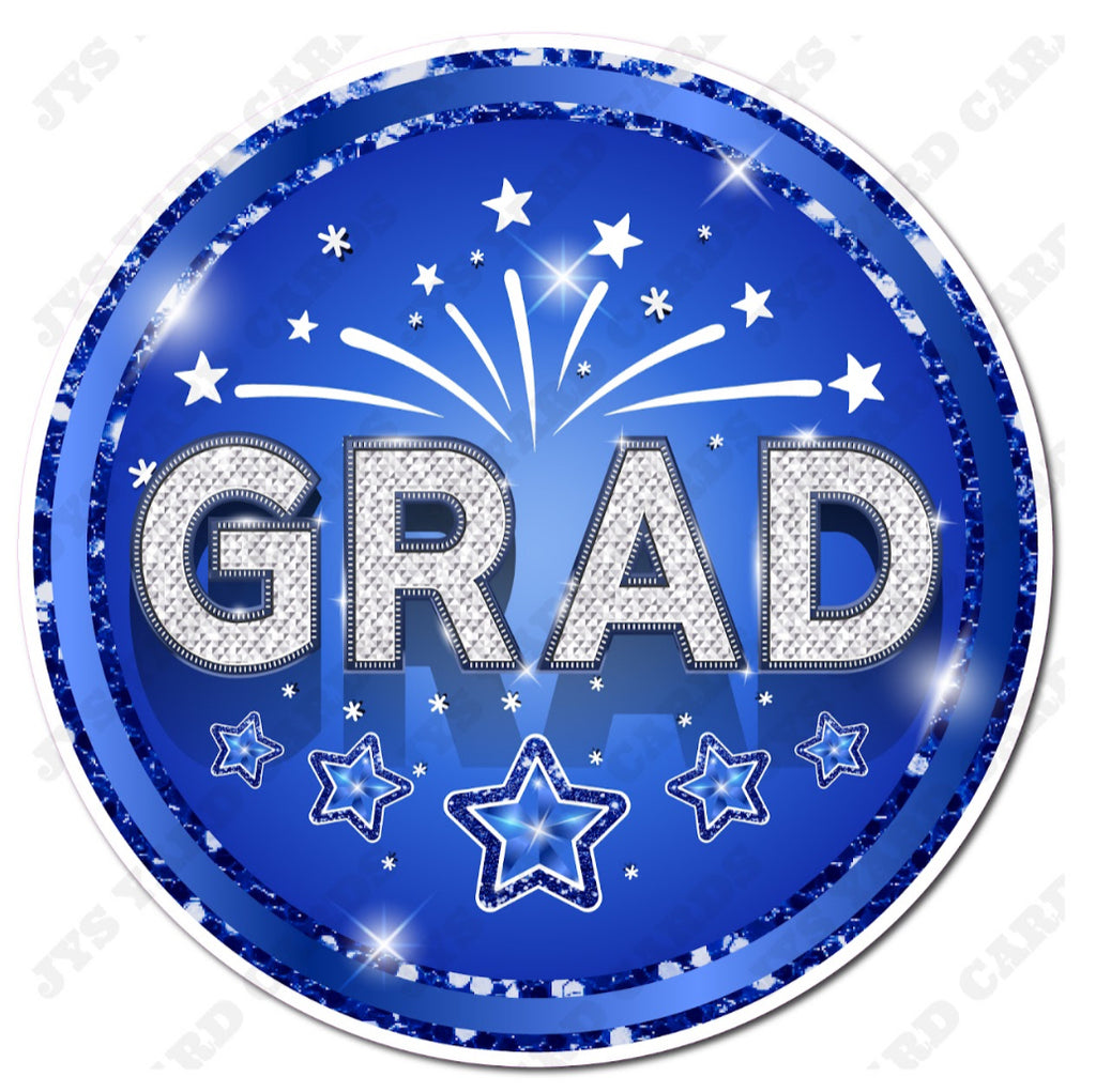 CELEBRATION GRAD FLAIR: BLUE - Yard Card Signs by JYS International