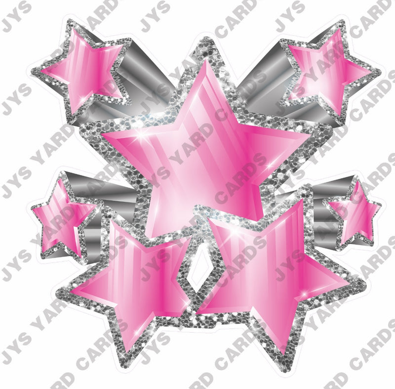 SHOOTING STARS: PINK & SILVER