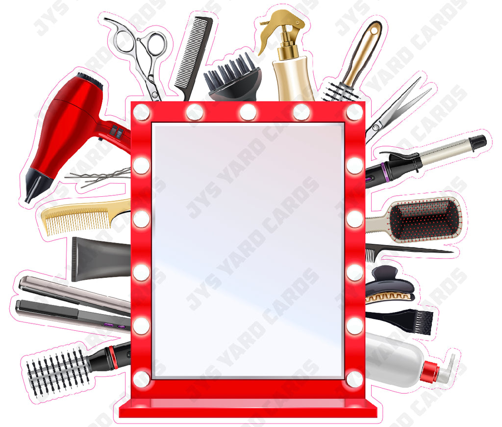 HAIR STYLIST THEME - Yard Card Signs by JYS International